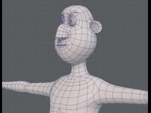 base mesh man character v13 3D Model