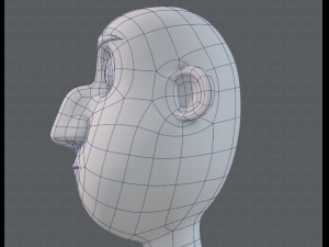 base mesh man character v13 3D Model