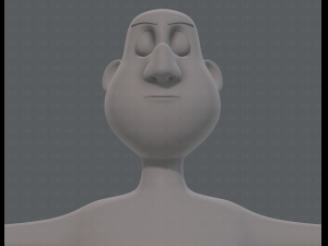 base mesh man character v13 3D Model