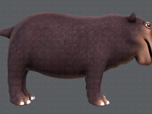 hippo v01 Modelo 3D