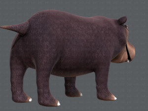 hippo v01 Modelo 3D