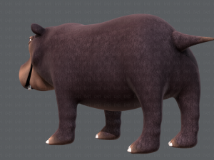 hippo v01 Modelo 3D