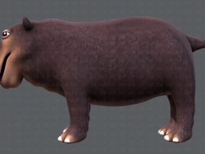 hippo v01 Modelo 3D