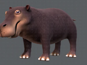 hippo v01 3D Model