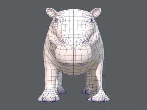 hippo v01 3D Model