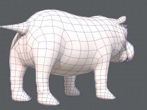 hippo v01 3D Model
