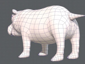 hippo v01 3D Model