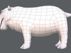 hippo v01 3D Model
