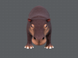 hippo v01 Modelo 3D