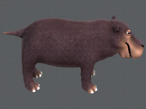 hippo v01 3D Model