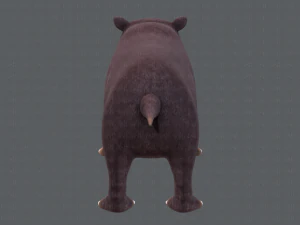 hippo v01 3D Model