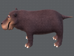 hippo v01 Modelo 3D