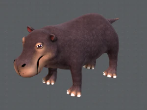 hippo v01 3D Model