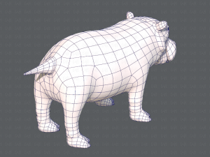 hippo v01 Modelo 3D