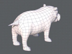 hippo v01 3D Model
