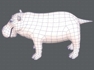 hippo v01 Modelo 3D