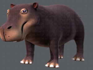 hippo v01 Modelo 3D