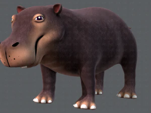 hippo v01 3D Model