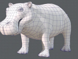 hippo v01 3D Model
