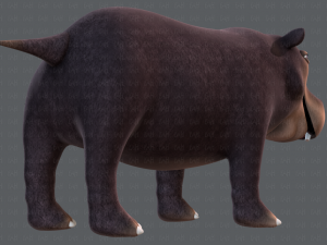 hippo v01 Modelo 3D