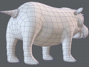 hippo v01 Modelo 3D