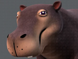 hippo v01 3D Model