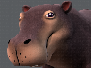 hippo v01 Modelo 3D