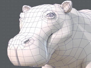 hippo v01 Modelo 3D
