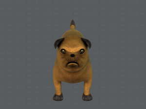 dog base cartoonv04 3D-Modell
