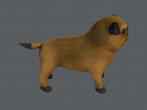 dog base cartoonv04 3D-Modell