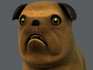 dog base cartoonv04 3D-Modell