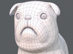 dog base cartoonv04 3D-Modell
