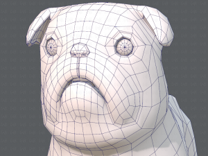 dog base cartoonv04 3D-Modell