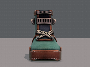 shoes cartoonv31 3D Model