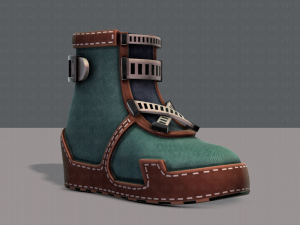 shoes cartoonv31 3D Model