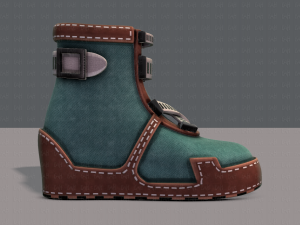 shoes cartoonv31 3D Model