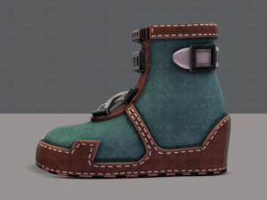 shoes cartoonv31 3D Model