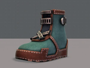 shoes cartoonv31 3D Model
