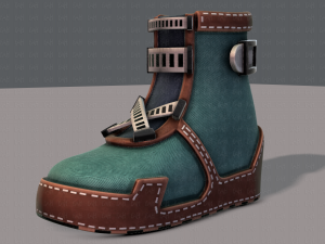 shoes cartoonv31 3D Model