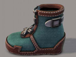 shoes cartoonv31 3D Model