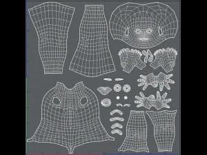 base manv02 clothing v02 3D Model
