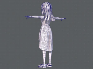 base womanv03 clothing v01 3D Model