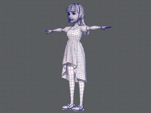 base womanv03 clothing v01 3D Model