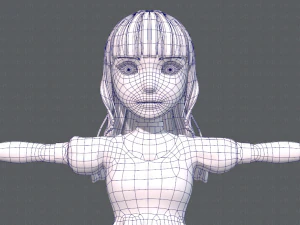 base womanv03 clothing v01 3D Model