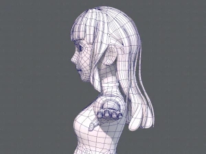base womanv03 clothing v01 3D Model