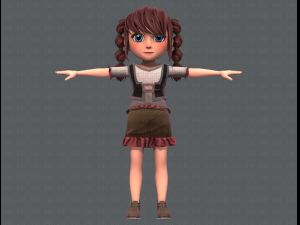 base girlv03 clothing v01 3Dモデル