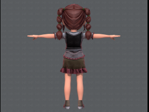 base girlv03 clothing v01 3Dモデル