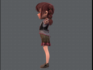 base girlv03 clothing v01 3Dモデル