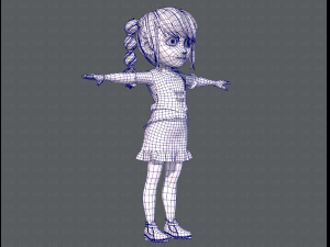 base girlv03 clothing v01 3Dモデル
