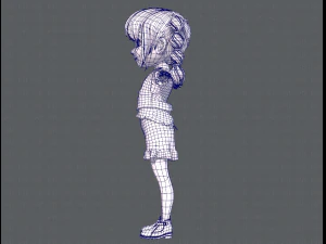 base girlv03 clothing v01 3D Model